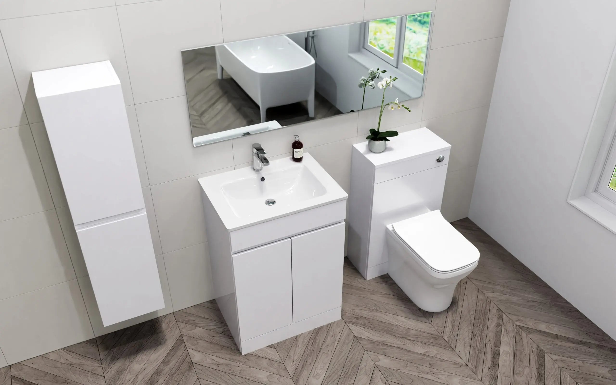 Kartell Atlantis 500mm Vanity Unit & Basin Kartell