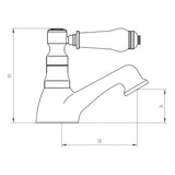 Holborn Lever Basin Taps