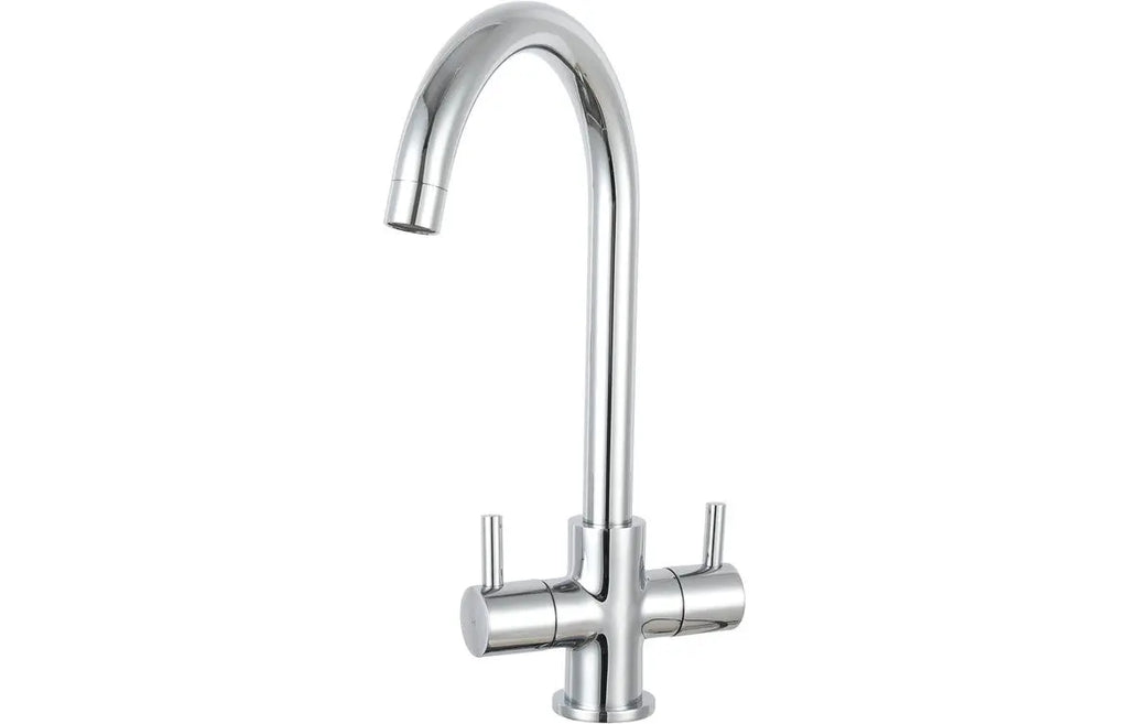 Prima+ Granite 1B Inset Sink & Staten Tap Pack - Black HPS Hartlepool Plumbing Supplies