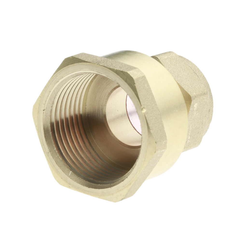 15MM x 1/2" Compression Straight Connector Female Iron