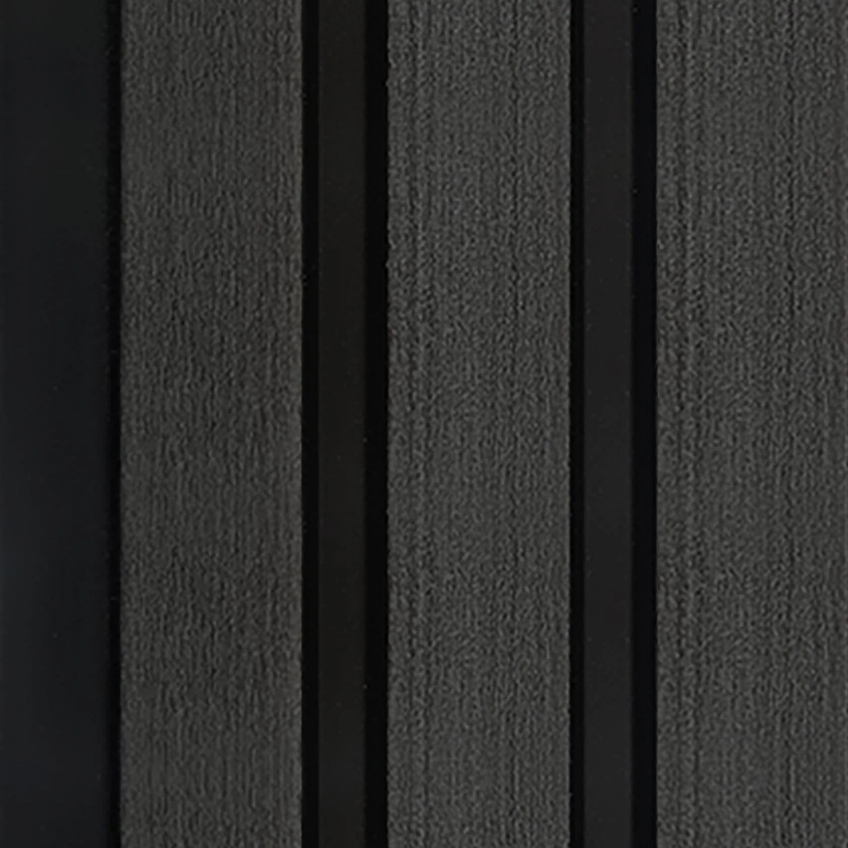 DCD Slat Wall Cladding Panel (233mm) – Charcoal 3D Timber-Effect Decor
