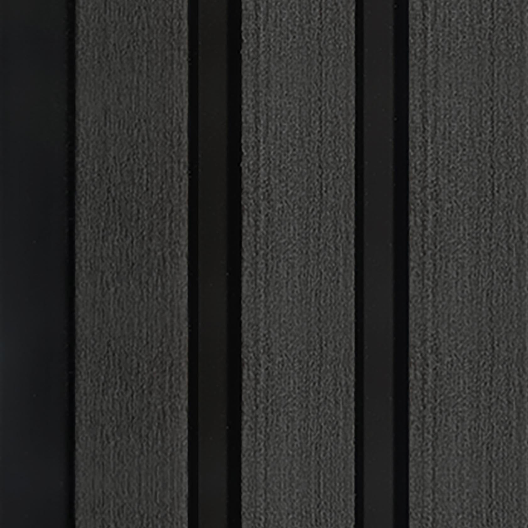 DCD Slat Wall Cladding Panel (233mm) – Charcoal 3D Timber-Effect Decor