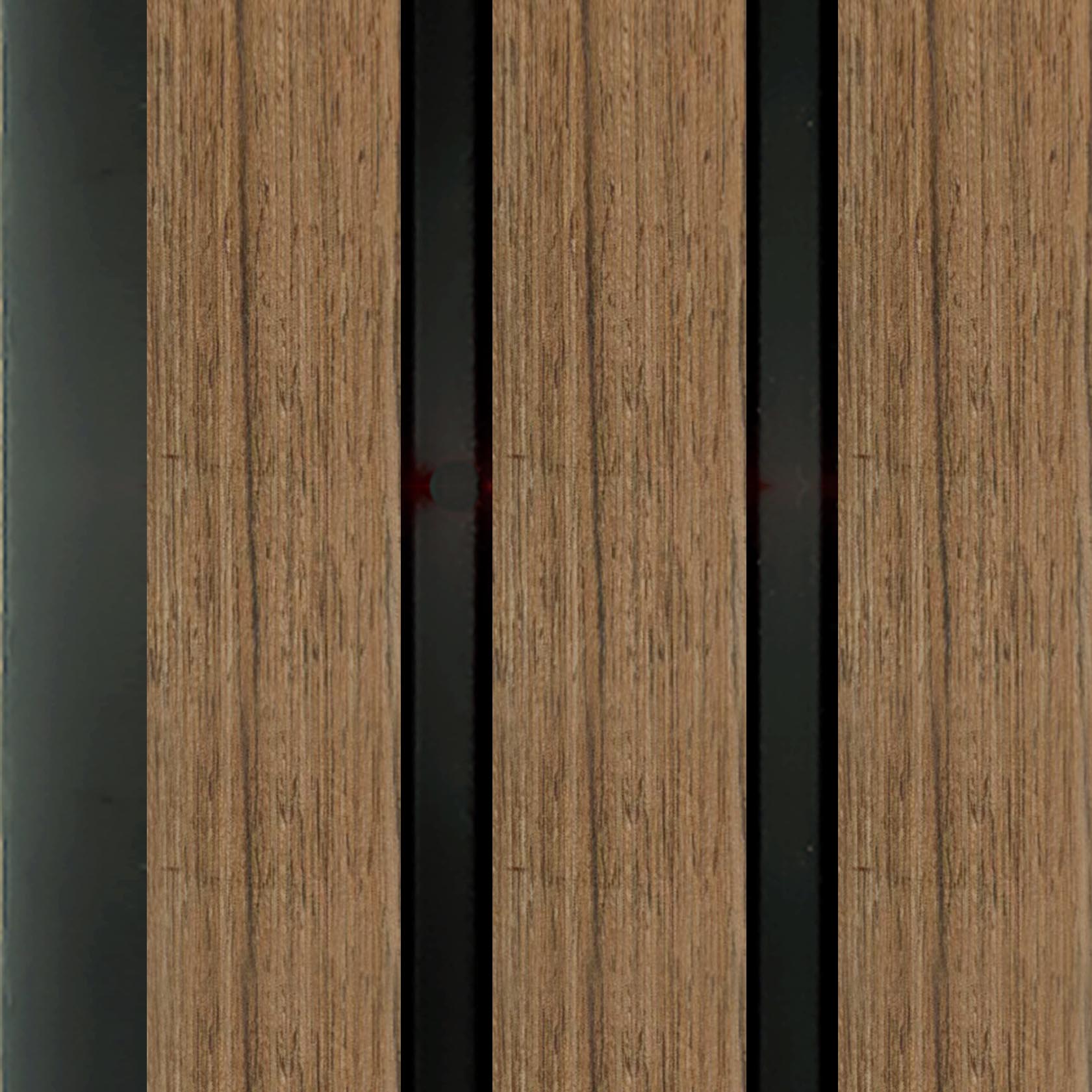 DCD Slat Wall Cladding Panel (233mm) – Natural Oak 3D Timber-Effect Decor
