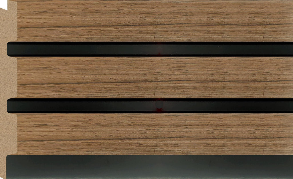 DCD Slat Wall Cladding Panel (233mm) – Natural Oak Decor