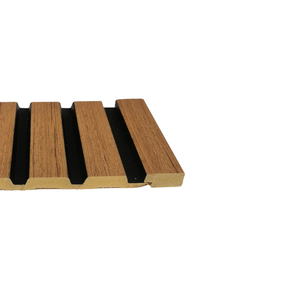 DCD Slat Wall End Trim Natural Oak Decor
