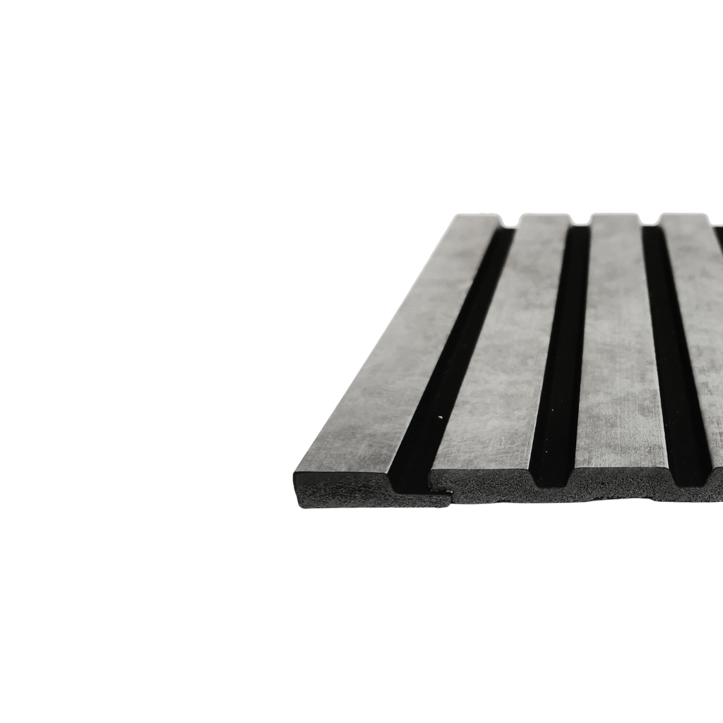 DCD Slat Wall Starter Trim Silver Decor