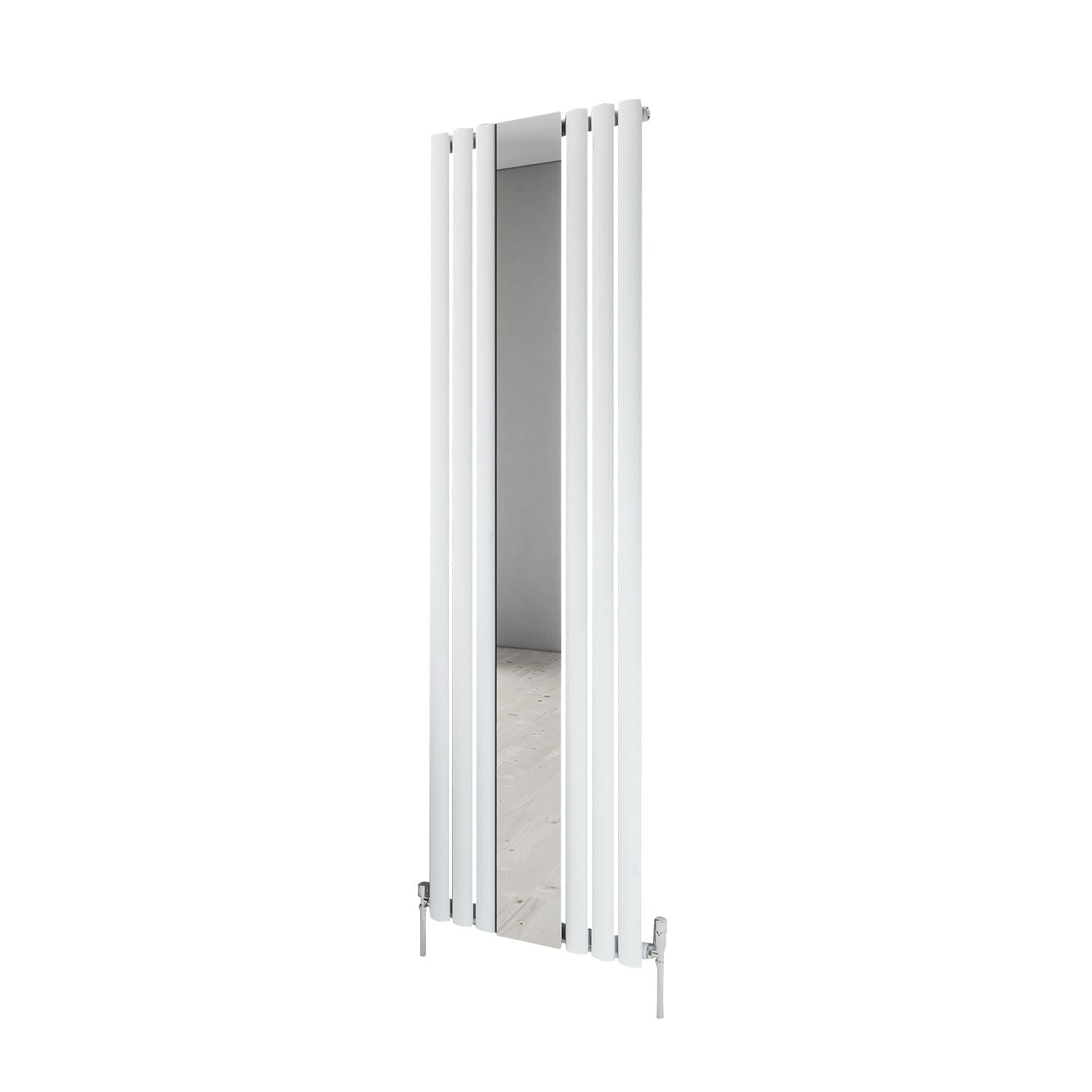 Aqua Moda Steel Vertical Radiator with Mirror W500 x H1800
