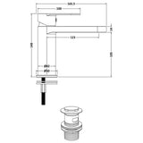 Fresssh Coral Mono Basin Mixer Inc Waste Primaflow F&P