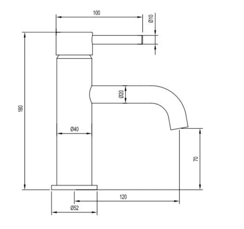 Fresssh Marin Mono Basin Mixer Inc Waste Primaflow F&P