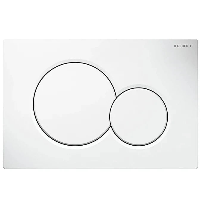Geberit Sigma01 Round Dual Flush Plate Ideal Bathrooms