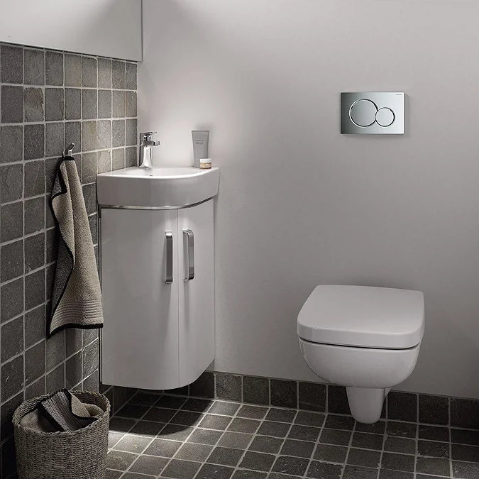 Geberit Sigma01 Round Dual Flush Plate Ideal Bathrooms