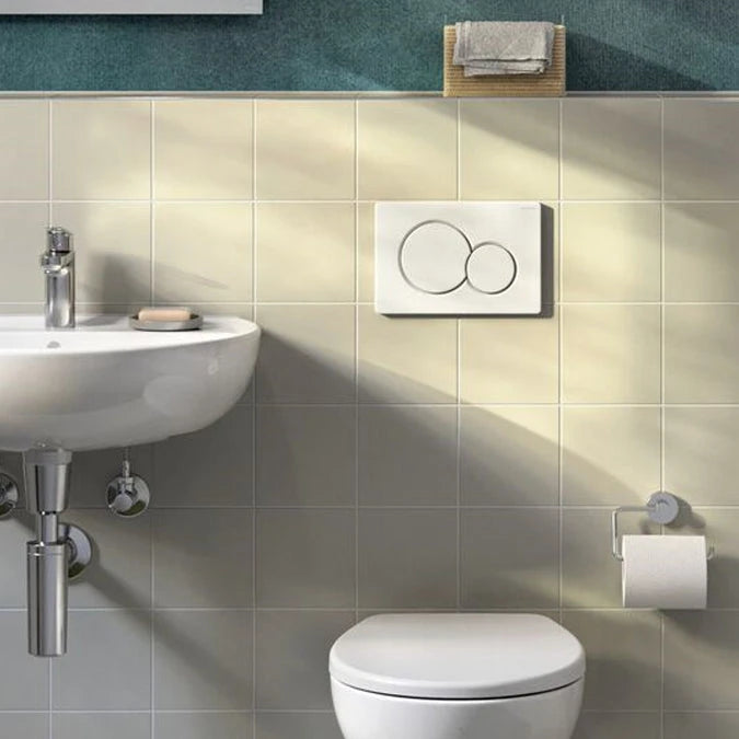 Geberit Sigma01 Round Dual Flush Plate Ideal Bathrooms