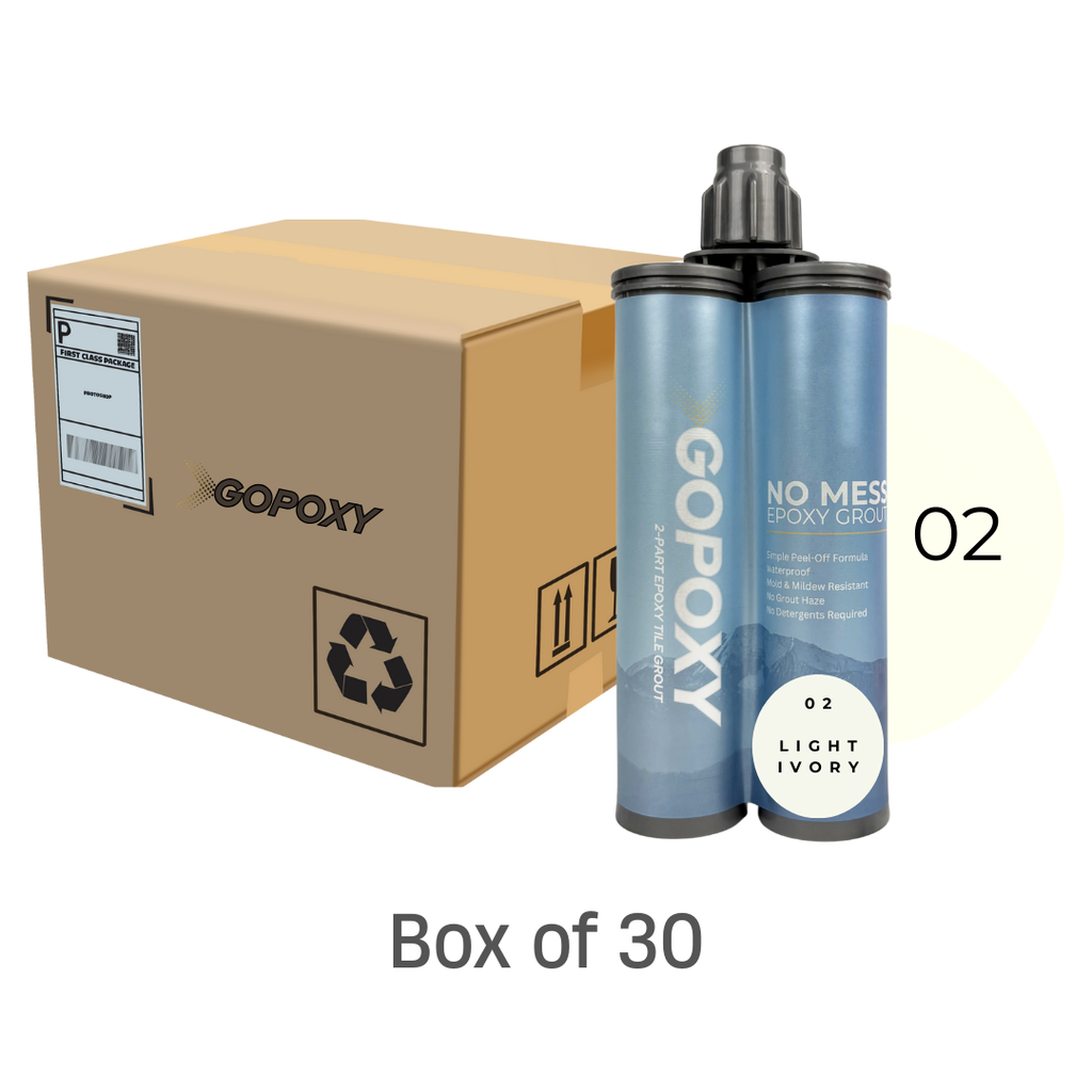 GoPoxy 'No Mess' Epoxy Grout – Box of 30 GoPoxy