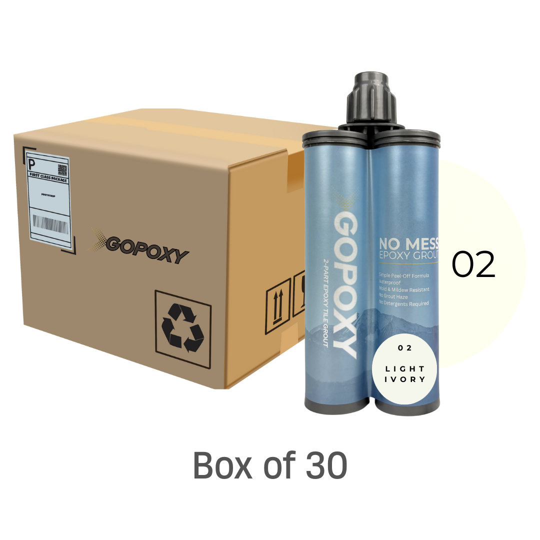 GoPoxy 'No Mess' Epoxy Grout – Box of 30 GoPoxy