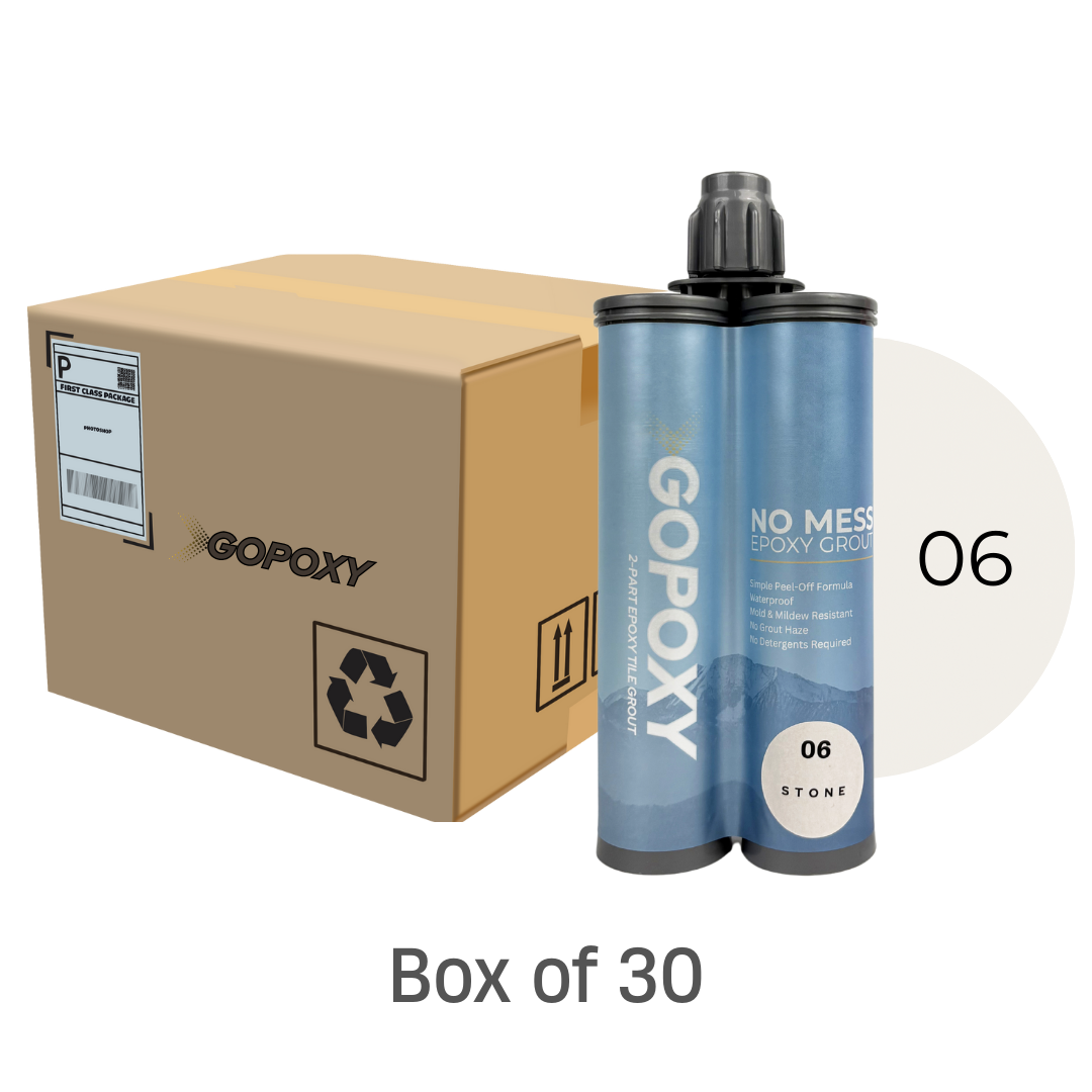 GoPoxy 'No Mess' Epoxy Grout – Box of 30 GoPoxy