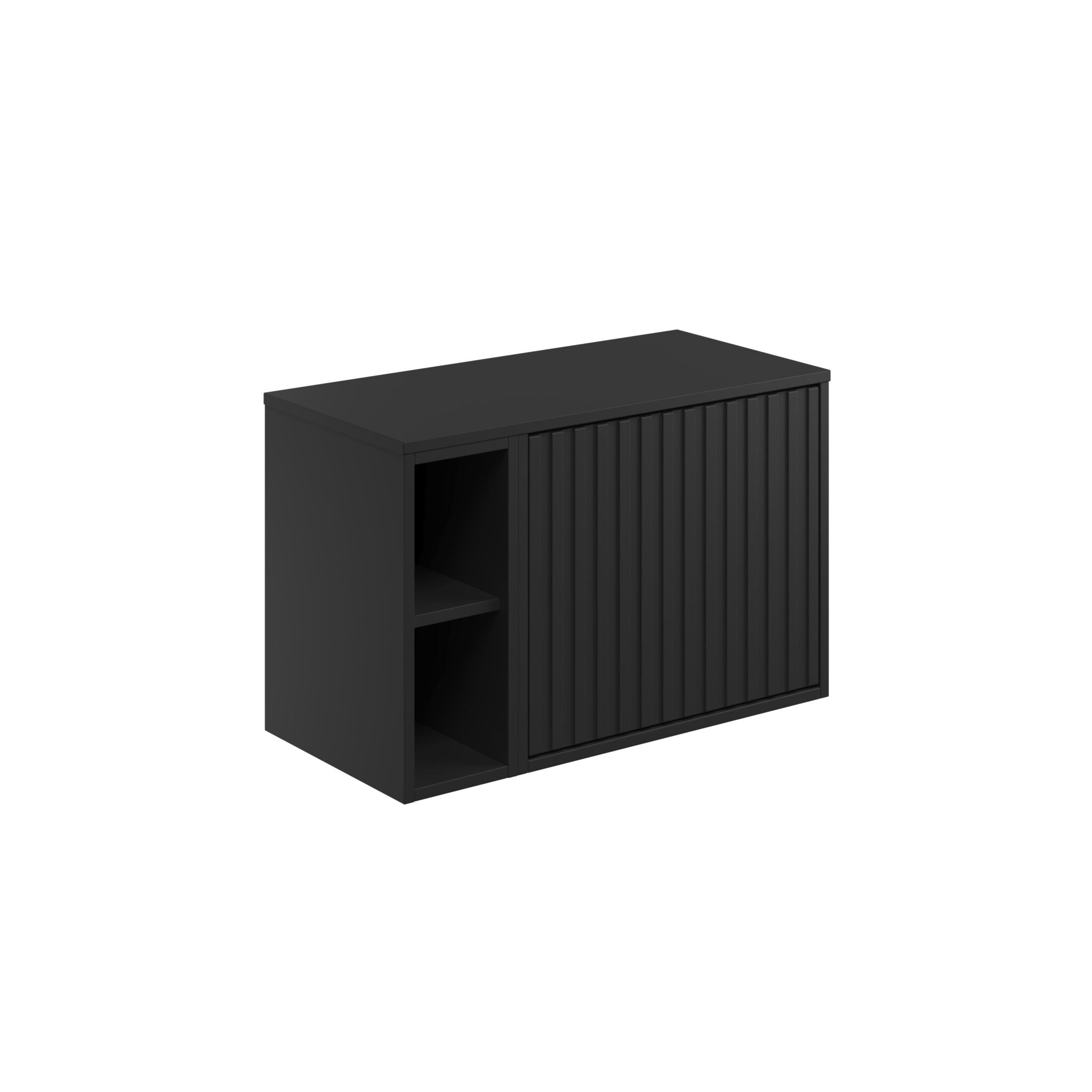 Alfie 800 Cabinet with Fluted Door & Side Storage HPS Hartlepool Plumbing Supplies