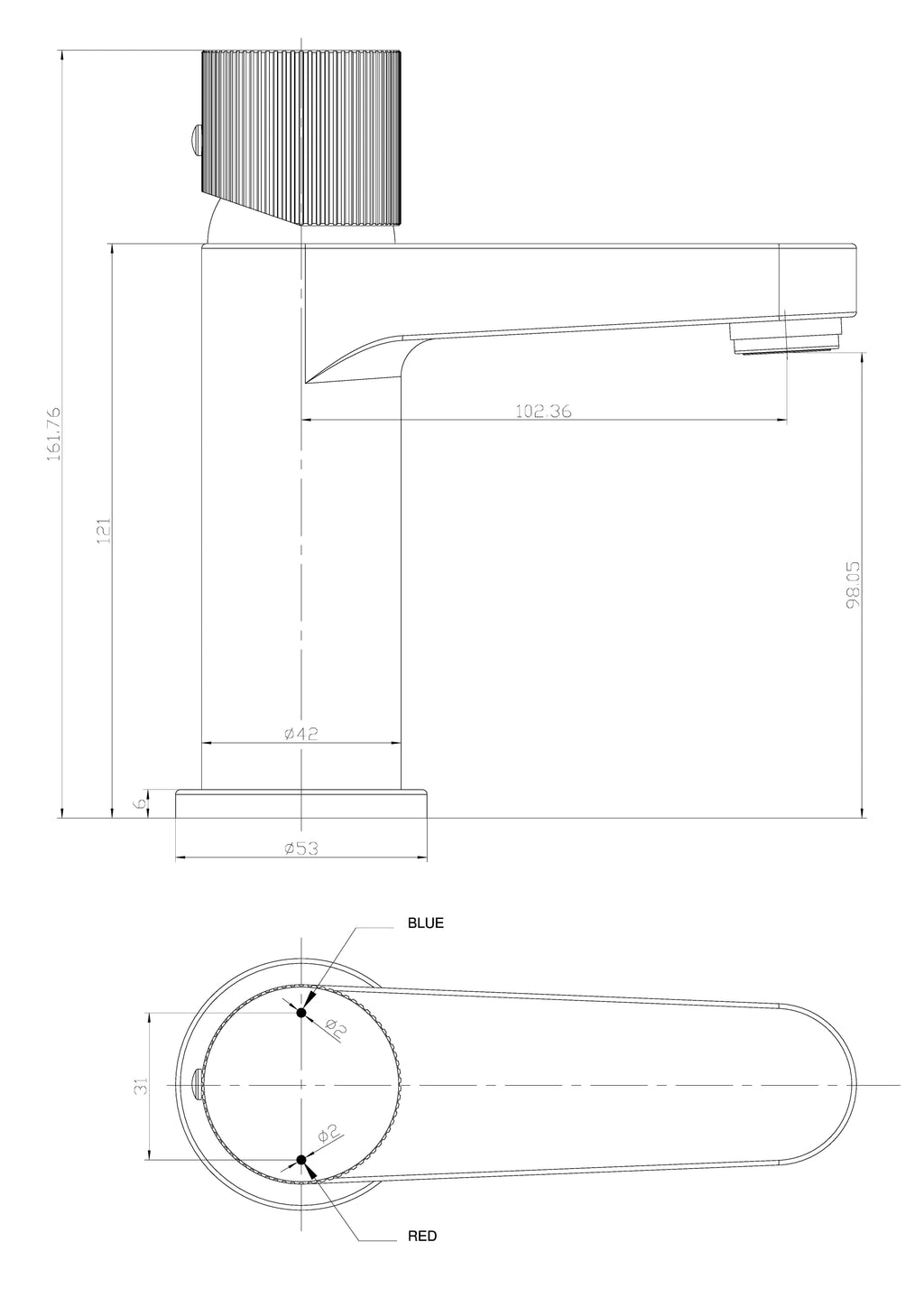 KOKO Mono Basin Mixer HPS Hartlepool Plumbing Supplies