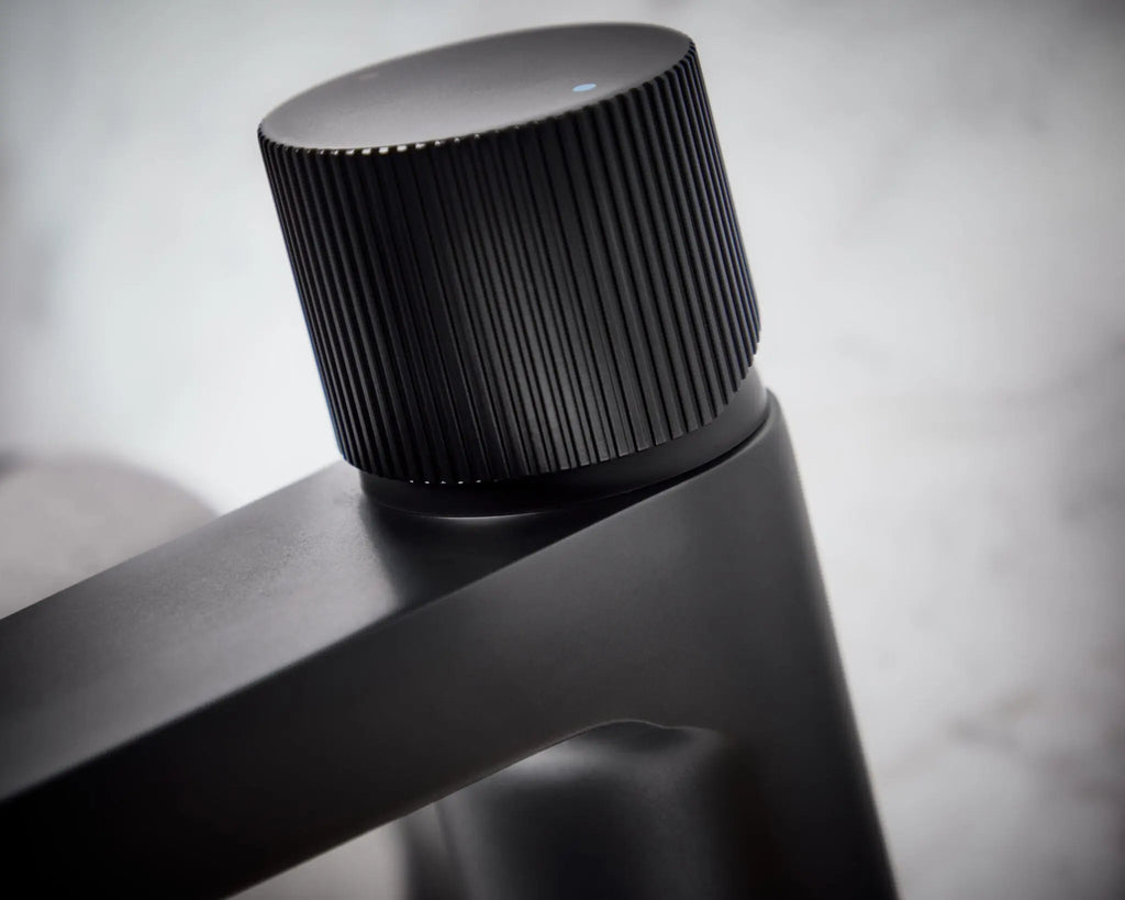 SCUDO - KOKO Tall Basin Mixer Gunmetal HPS Hartlepool Plumbing Supplies