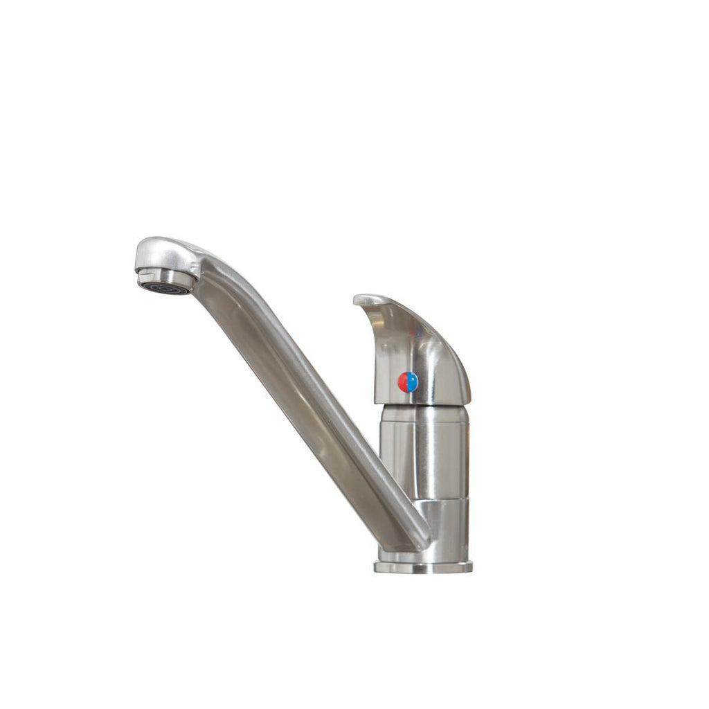 Scudo Aruba Kitchen Tap – Brushed Nickel Hartlepool Plumbing Supplies