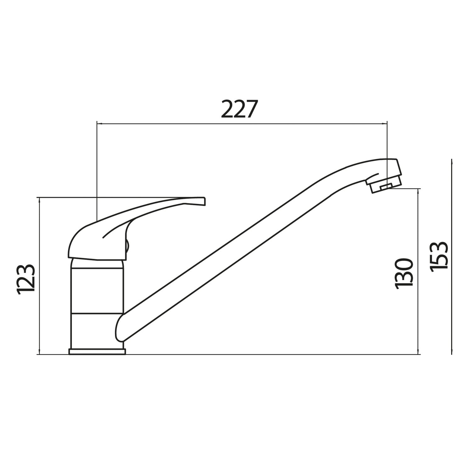 Scudo Aruba Kitchen Tap – Brushed Nickel Hartlepool Plumbing Supplies