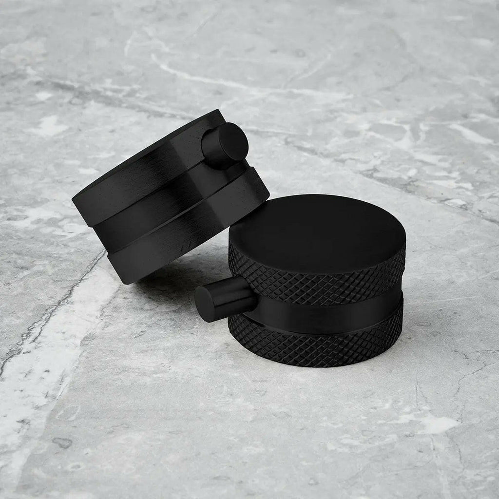 Core Black Round Rigid Riser Shower-HPS Hartlepool Plumbing Supplies