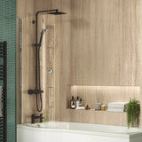 Swan Loughton Column Shower w/ Rail, Hose & Square Head