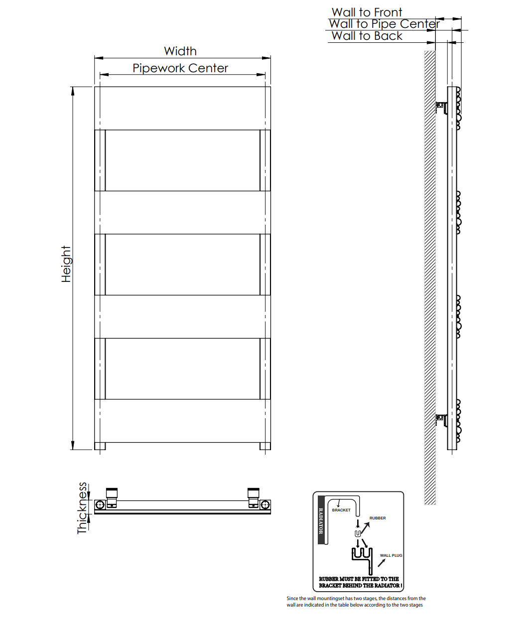 Sherbrooke Towel Rail MATT GREY K-VIT