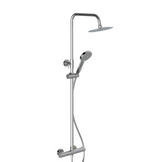 Swan Loughton Column Shower w/ Rail, Hose & Round Head