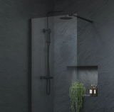 Swan Loughton Column Shower w/ Rail, Hose & Round Head