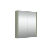 Swan Glebe 580mm x 650mm 2 Door Mirror Cabinet w/ Glass Shelves
