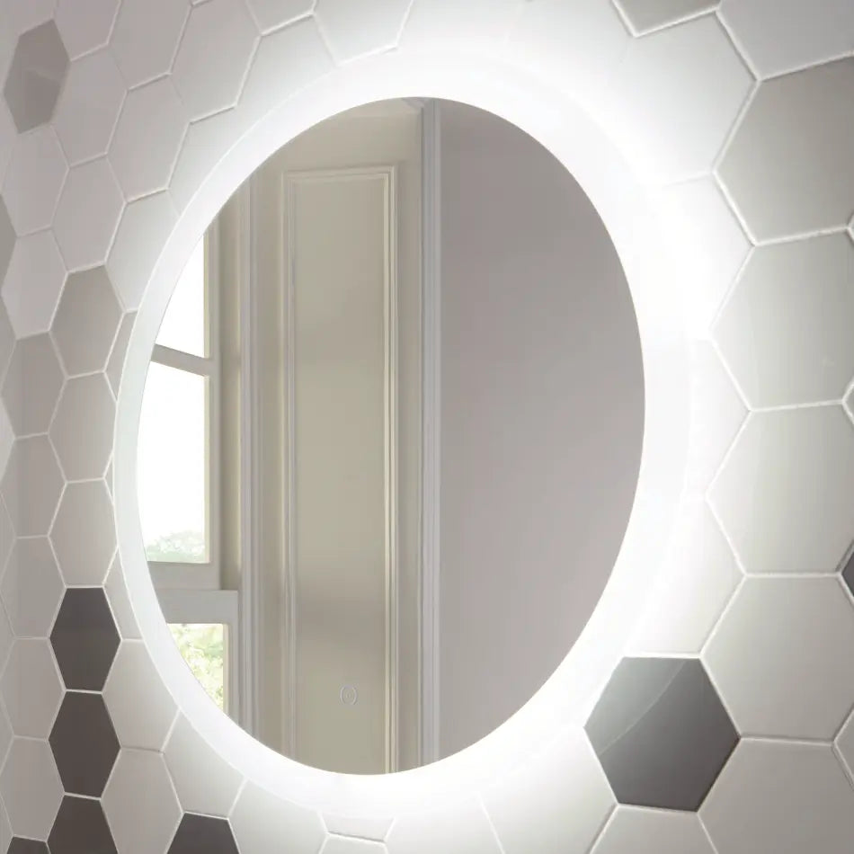 Lunar LED Mirror 600MM OR 800MM-HPS Hartlepool Plumbing Supplies