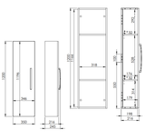 Aquatrend Tall Unit 350mm