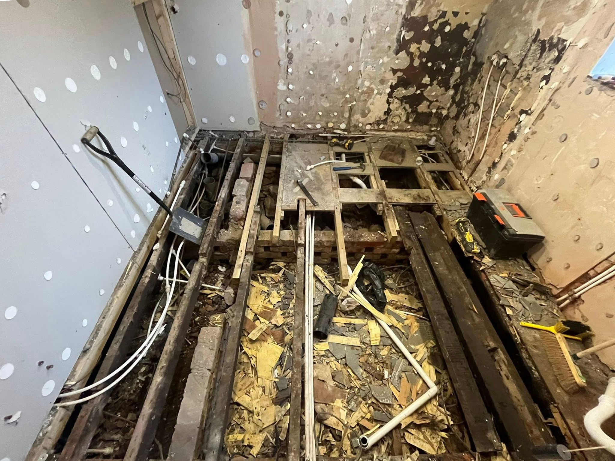 room under renovation