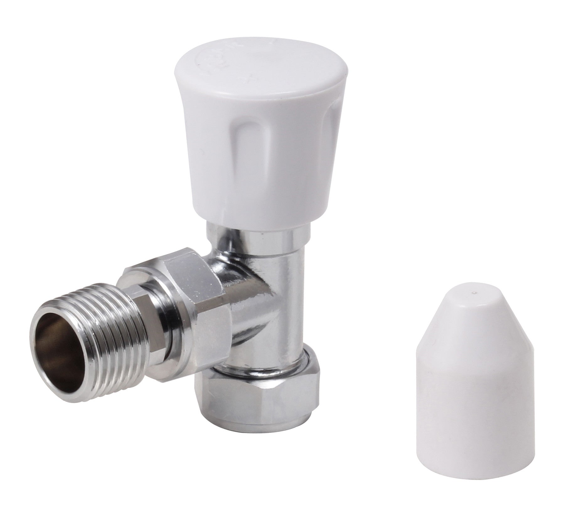 10MM Radiator Valve Angled